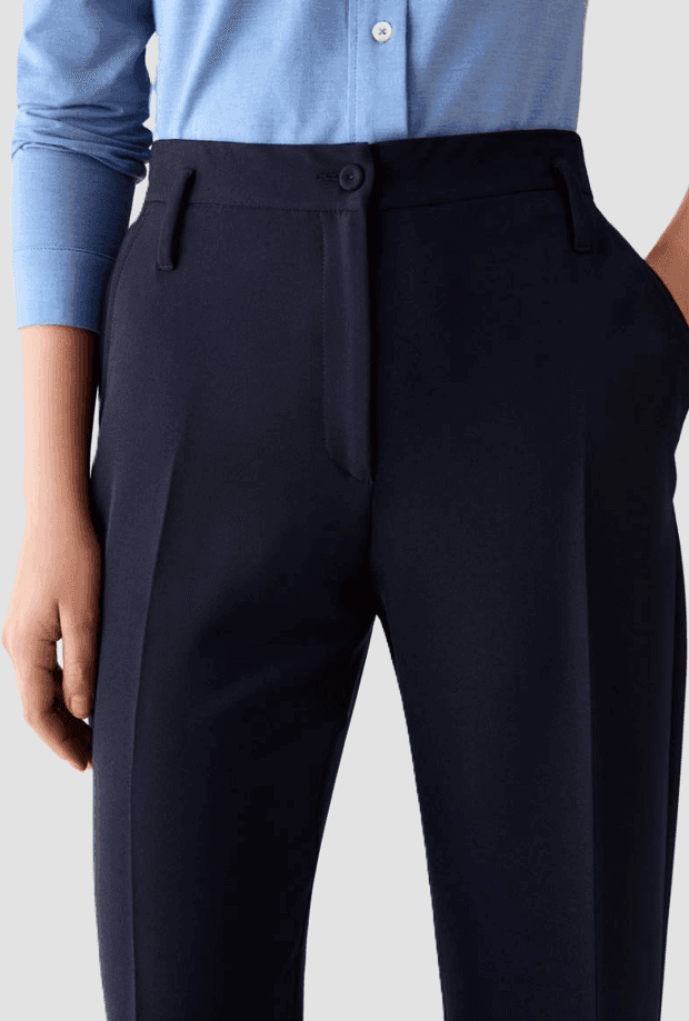 PENNYBLACK pantalone straight fit donna blu - 2