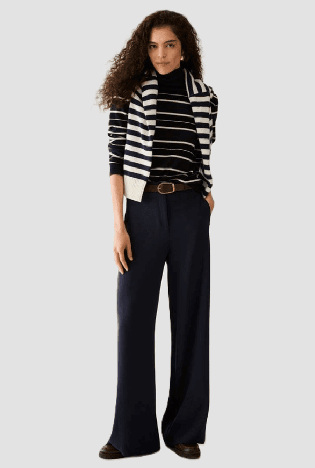 PENNYBLACK pantalone gamba larga donna blu - 2
