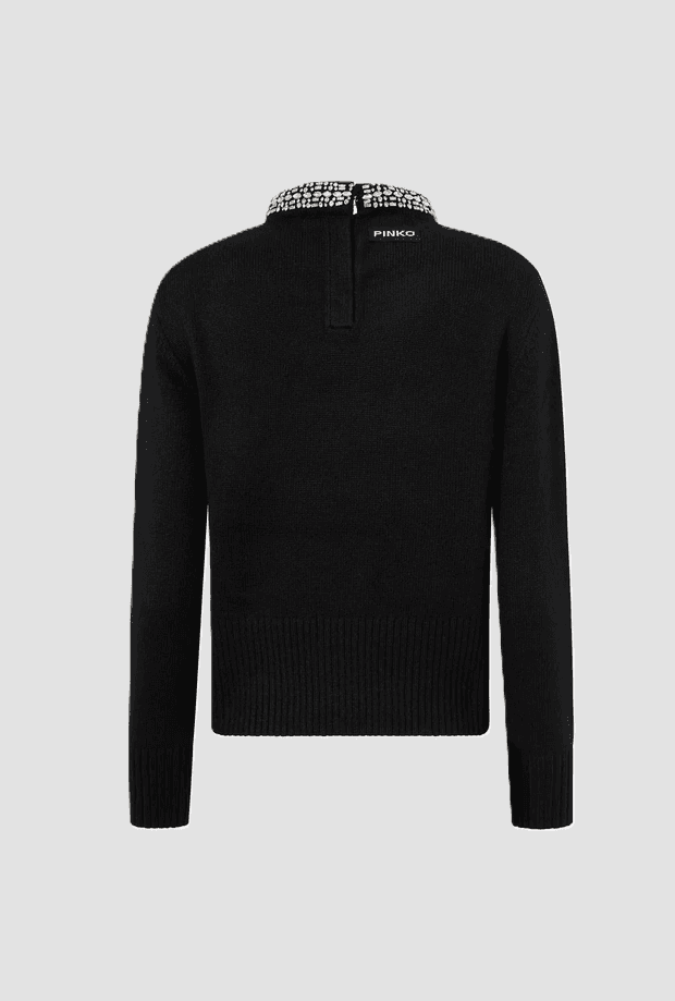 Pinko maglia con gioiello donna nero - 2