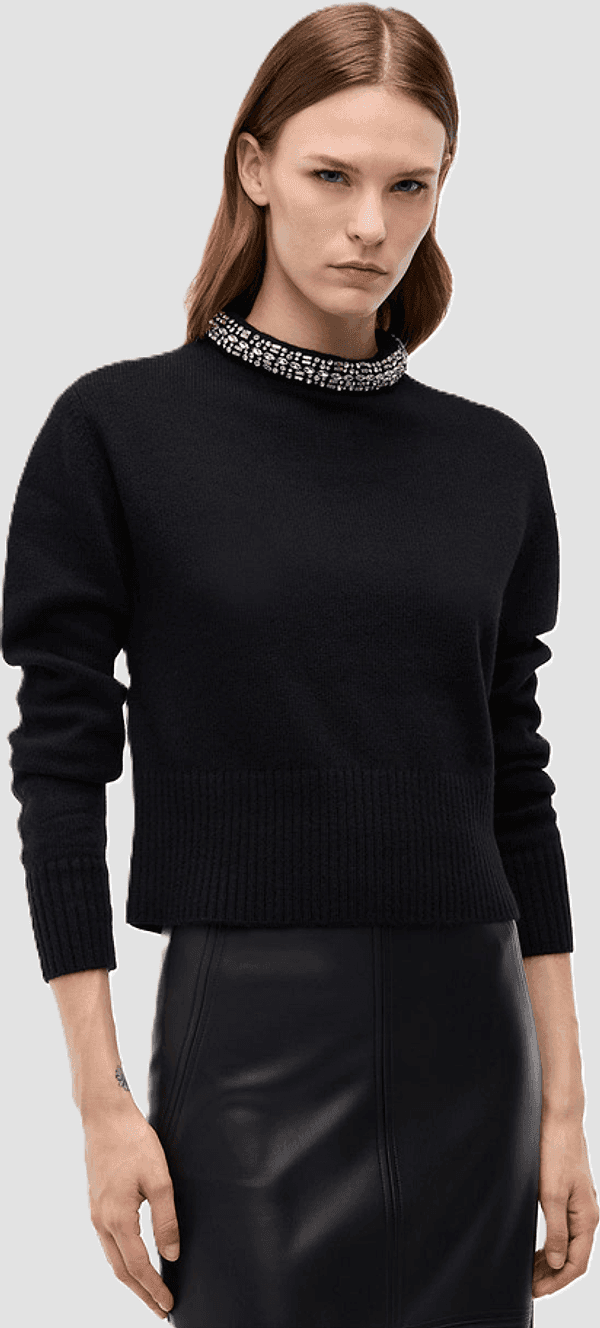 Pinko maglia con gioiello donna nero - 3