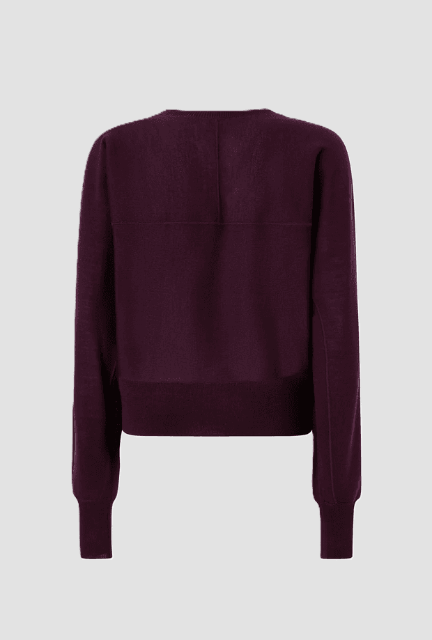 Pinko maglia con logo love birds donna viola - 2