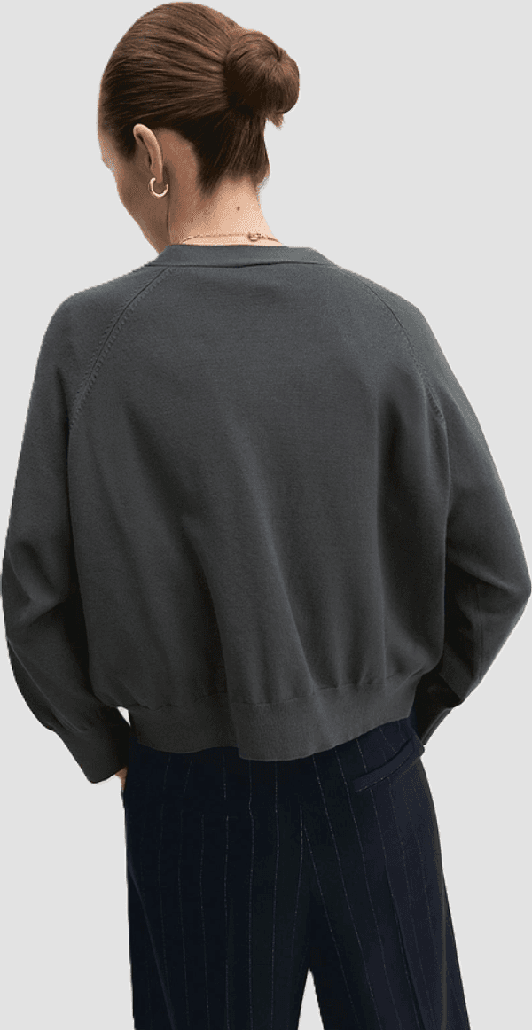 MARELLA cardigan con scollo a v donna verde sottobosco - 3