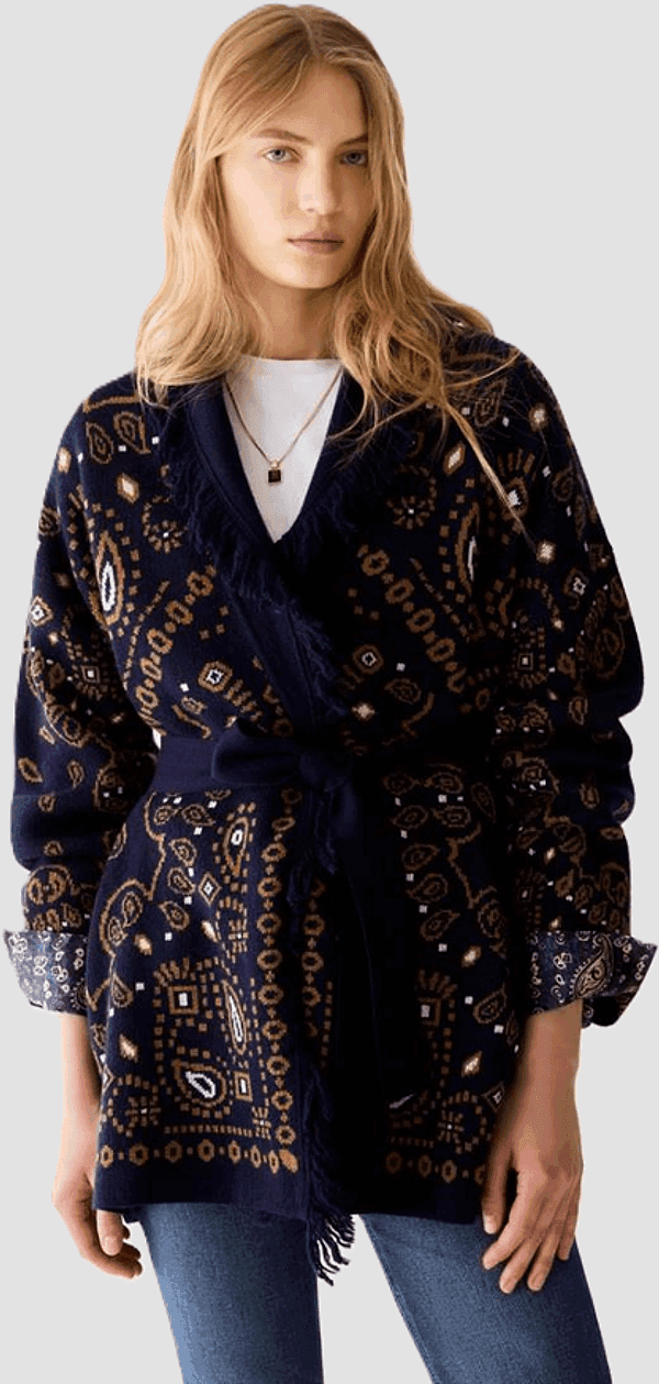 PENNYBLACK cardigan in misto lana donna blu - 2