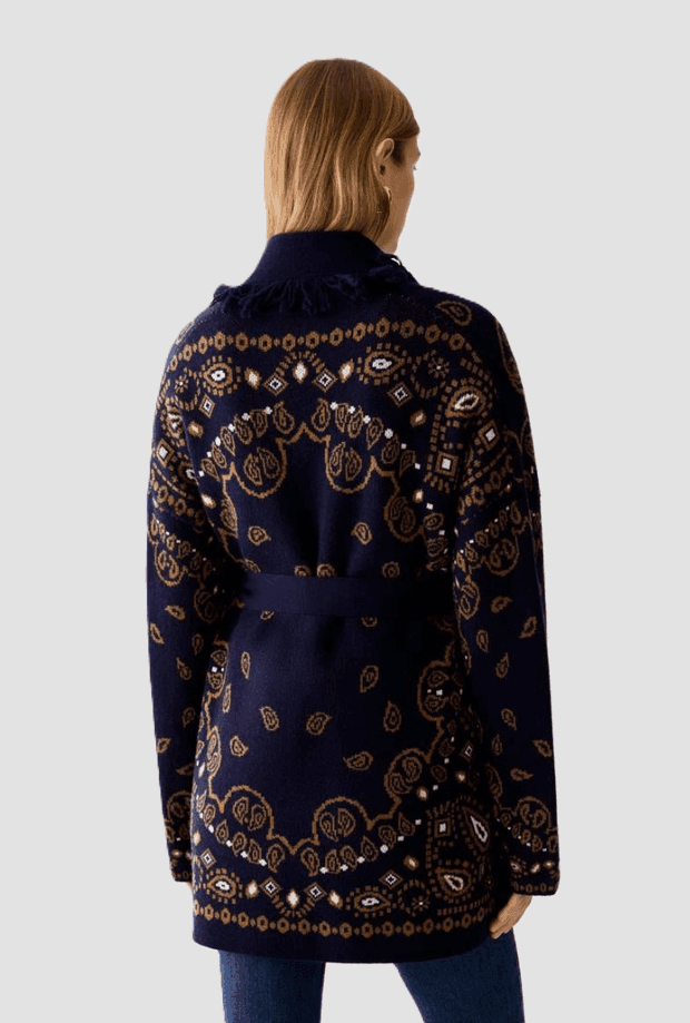 PENNYBLACK cardigan in misto lana donna blu - 3