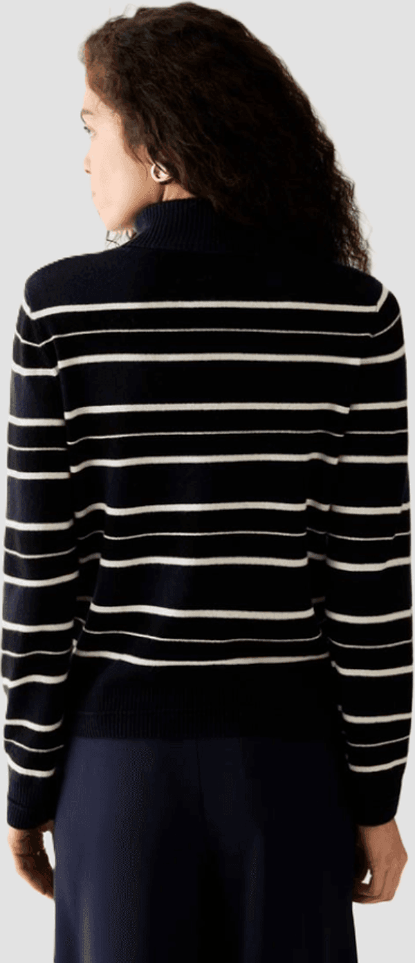 PENNYBLACK dolcevita a righe donna navy blue - 3
