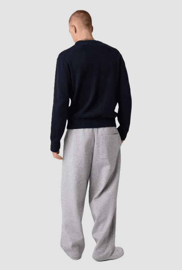 GUESS maglione ricamato uomo blu - 3