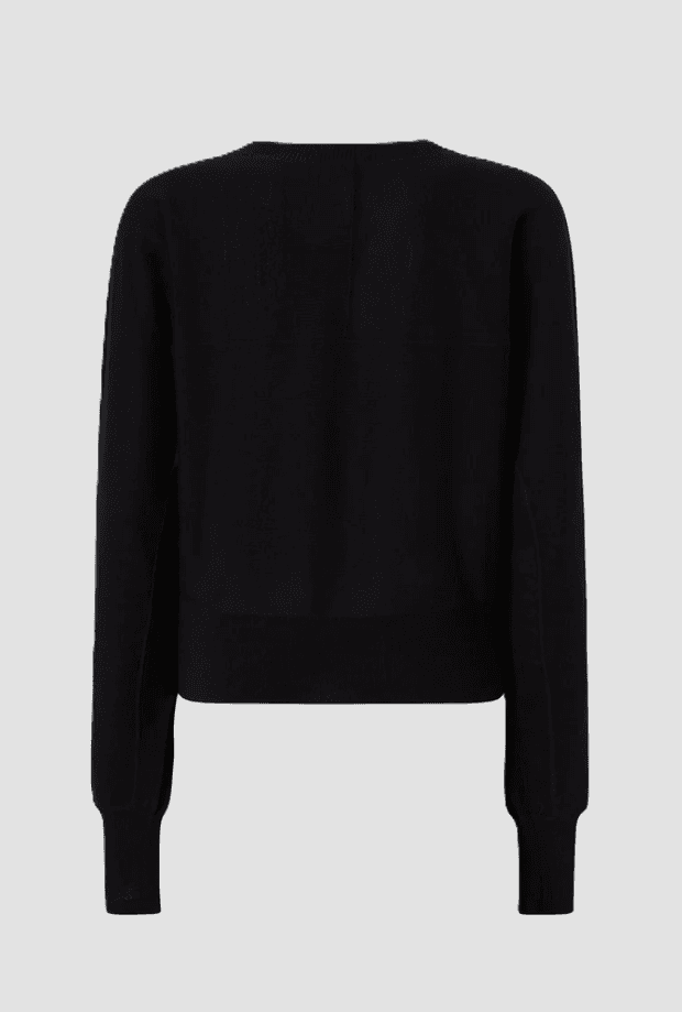 Pinko maglia con logo love birds donna nero - 2