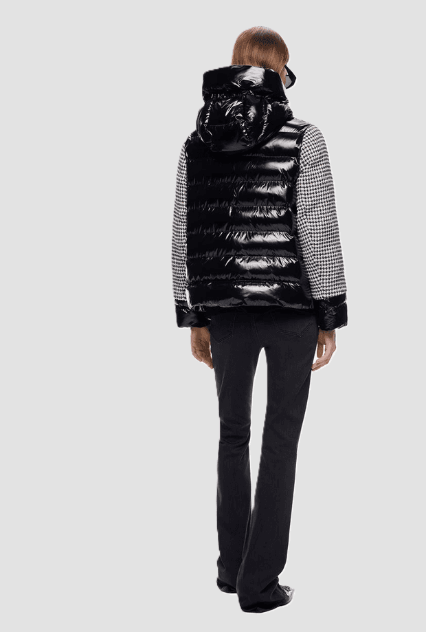 Pinko piumino imbottito donna bianco-nero - 4