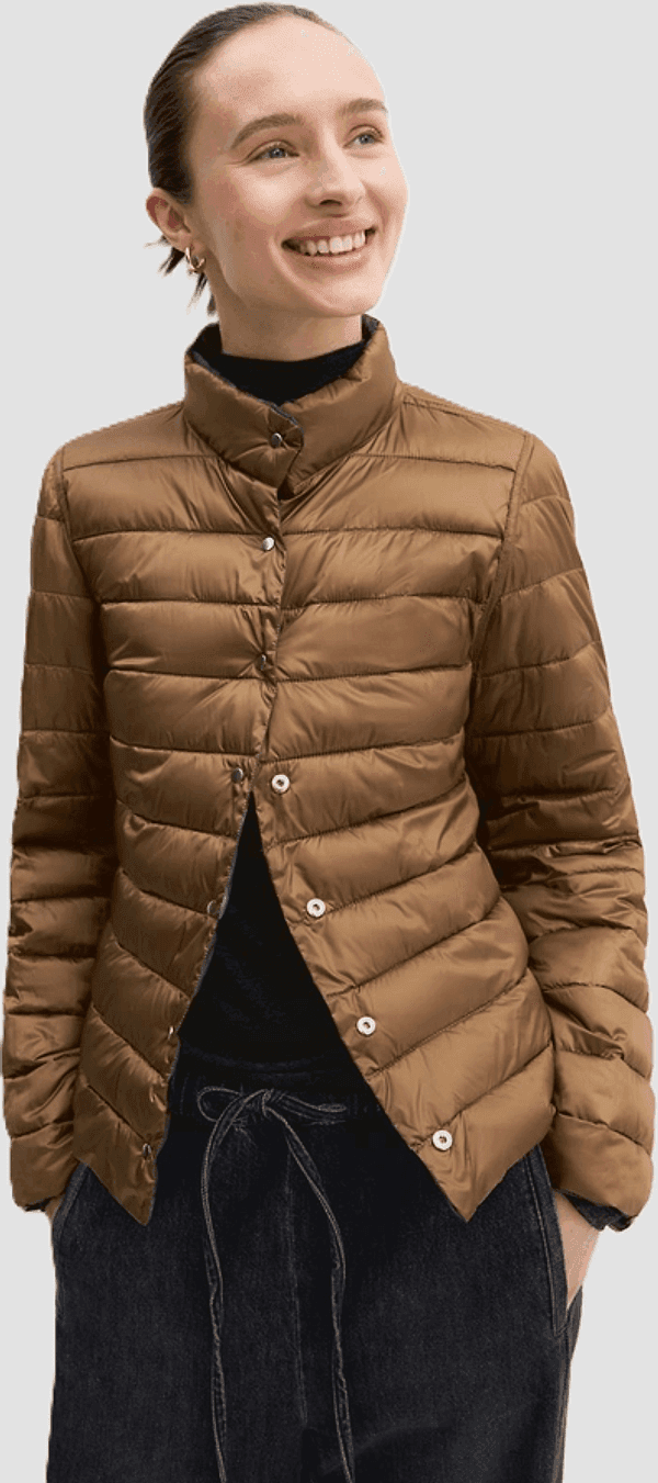 MARELLA giubbino reversibile donna verde-cammello - 6