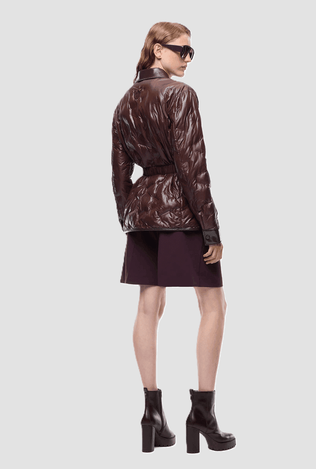 Pinko giubbino imbottito donna marrone - 4