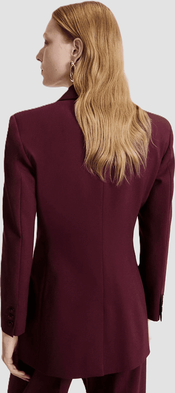 MARELLA giacca doppiopetto donna bordeaux - 3