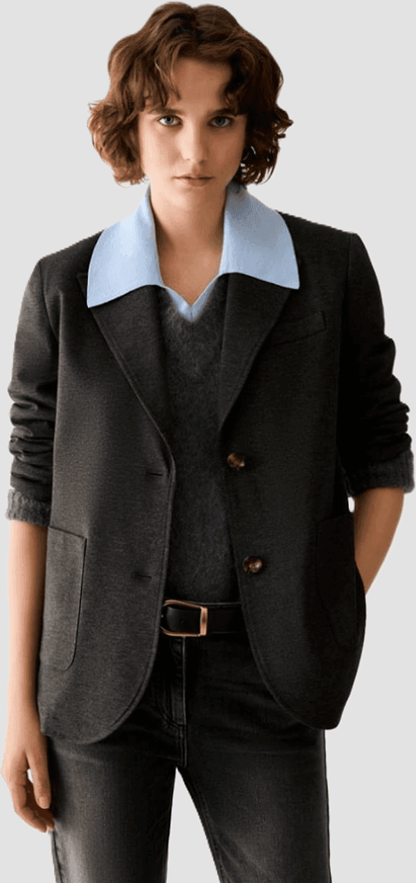 PENNYBLACK giacca in jersey donna grigio - 2