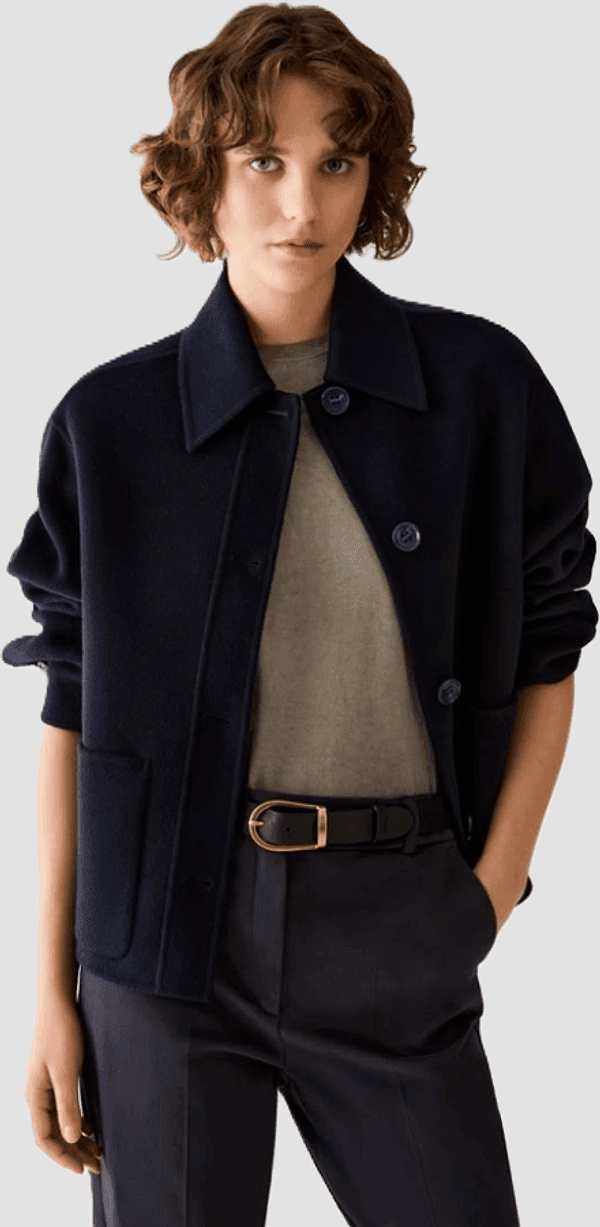 PENNYBLACK giacca over-shirt con bottoni donna blu - 2