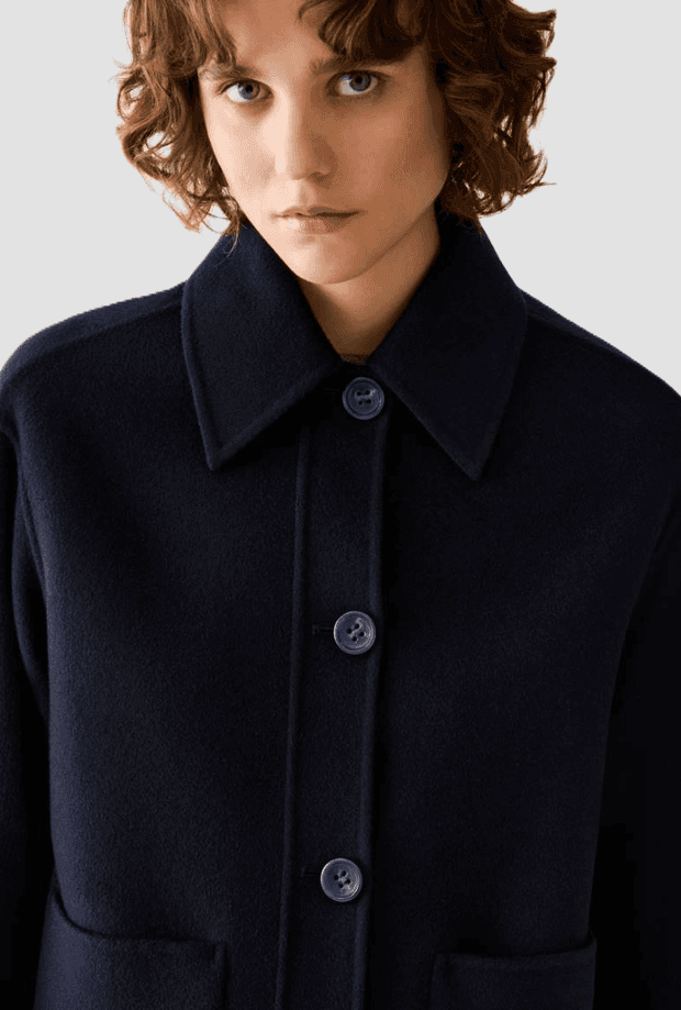 PENNYBLACK giacca over-shirt con bottoni donna blu - 4