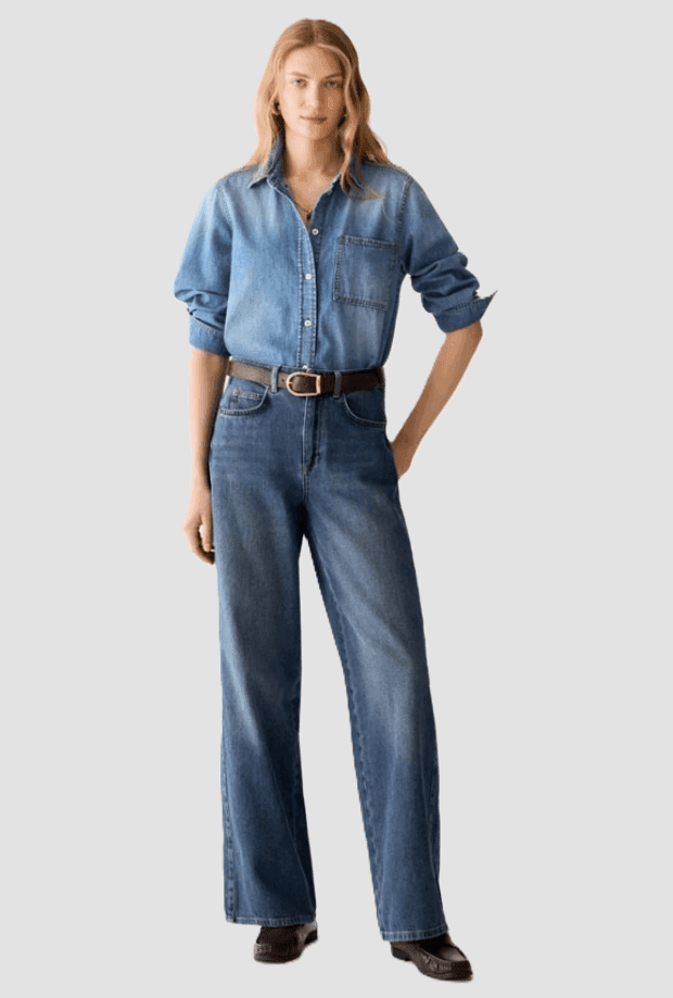 PENNYBLACK jeans puddle fit donna blue - 4
