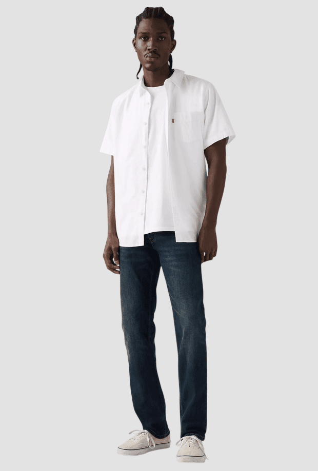 LEVI'S jeans slim fit uomo blu scuro - 2