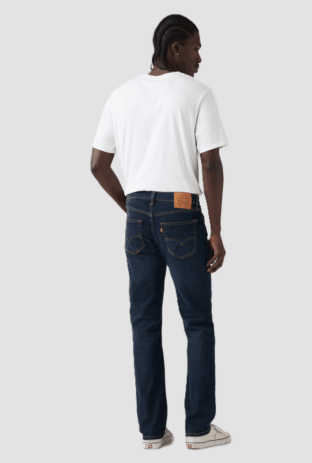 LEVI'S jeans slim fit uomo blu scuro - 4