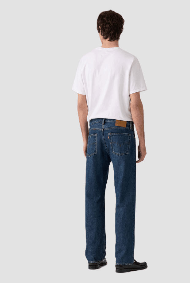 LEVI'S jeans straight fit uomo blu scuro - 4