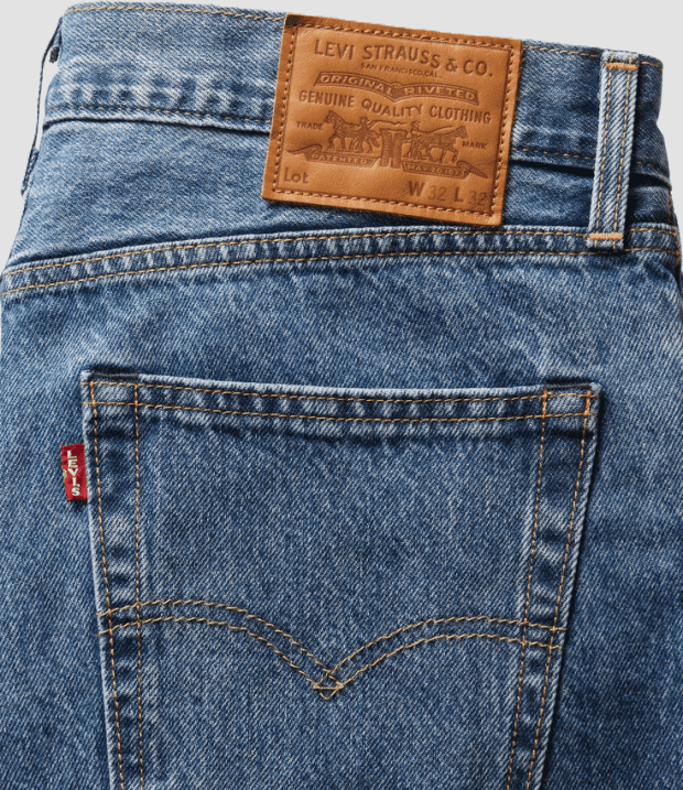 LEVI'S jeans baggy fit uomo blu medio - 5