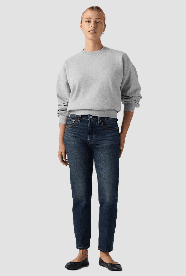 LEVI'S jeans crop donna blu scuro - 2