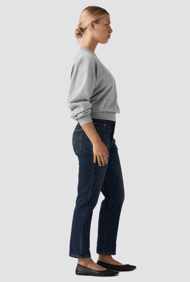 LEVI'S jeans crop donna blu scuro - 3