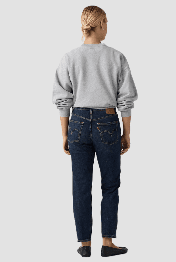 LEVI'S jeans crop donna blu scuro - 4