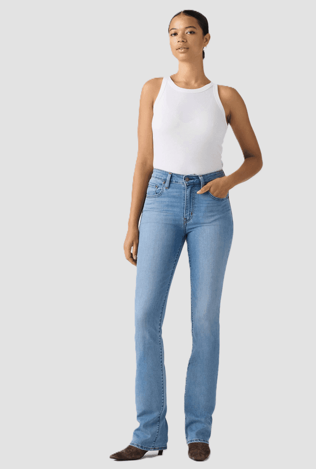 LEVI'S jeans bootcut donna blu medio - 3