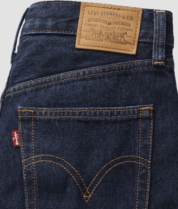 LEVI'S jeans wide leg donna blu scuro - 5