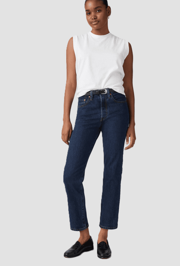 LEVI'S jeans crop donna blu scuro - 2
