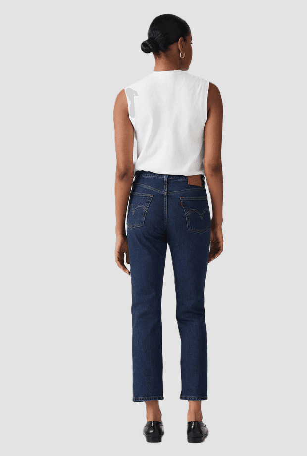 LEVI'S jeans crop donna blu scuro - 4