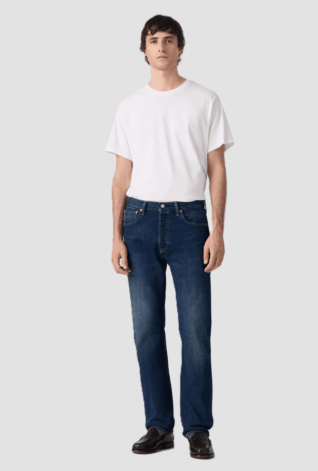 LEVI'S jeans straight fit uomo blu scuro - 2