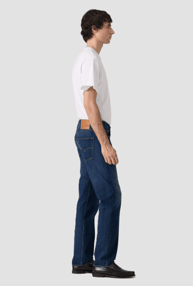 LEVI'S jeans straight fit uomo blu scuro - 3