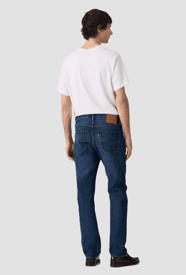 LEVI'S jeans straight fit uomo blu scuro - 4