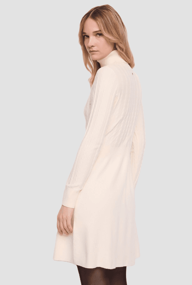 GAUDI abito in maglia con strass donna panna - 3