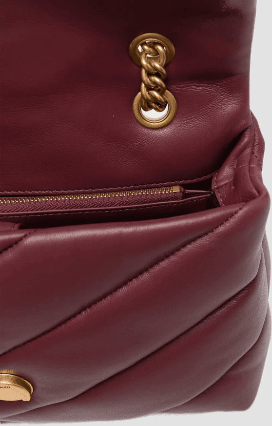 Pinko borsa love bag puff da donna bordeaux - 3