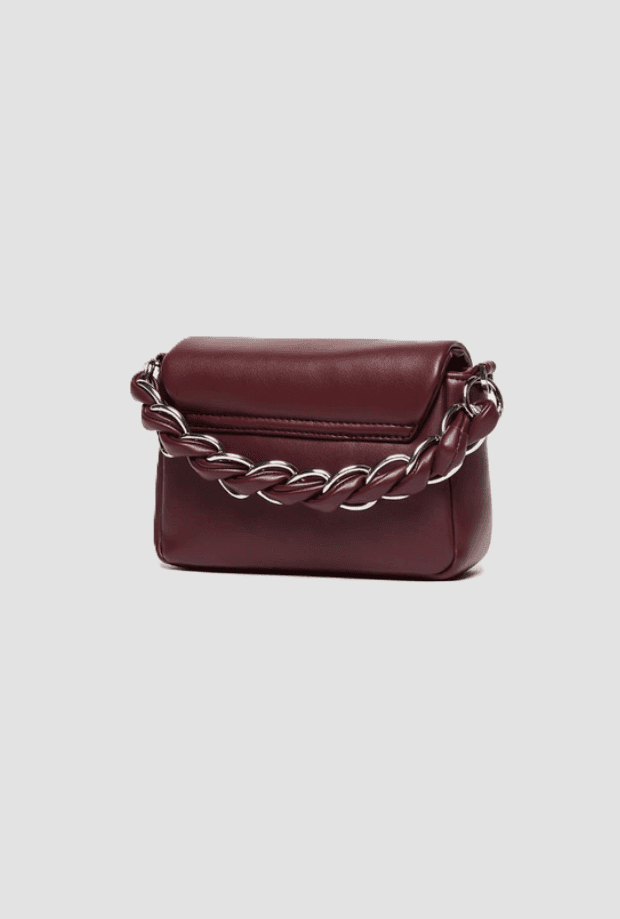 MARELLA borsa le muse small con ricami donna bordeaux - 2