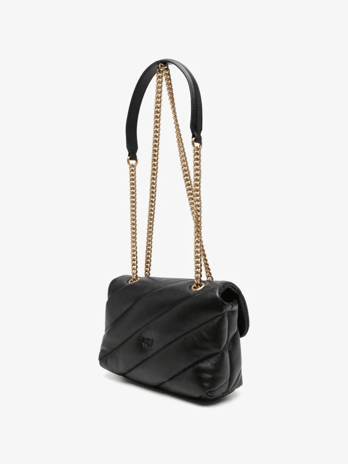 Pinko borsa mini love puff da donna nero - 2