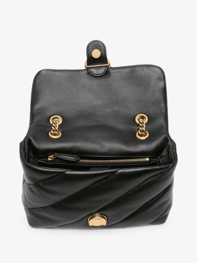 Pinko borsa mini love puff da donna nero - 3