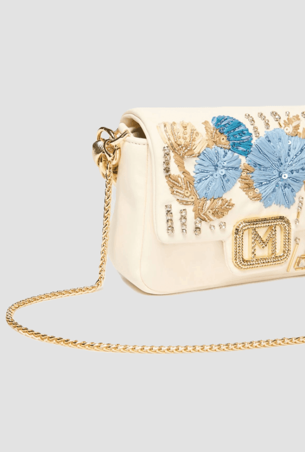 MARELLA borsa le muse small con ricami donna bianco - 3