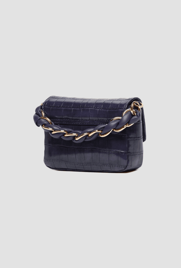 MARELLA borsa le muse small coccodrillo donna blu elettrico - 2