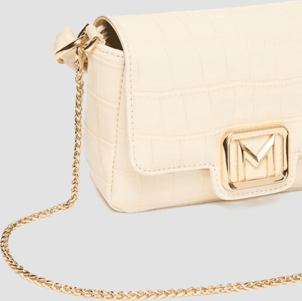 MARELLA borsa le muse small coccodrillo donna avorio - 3