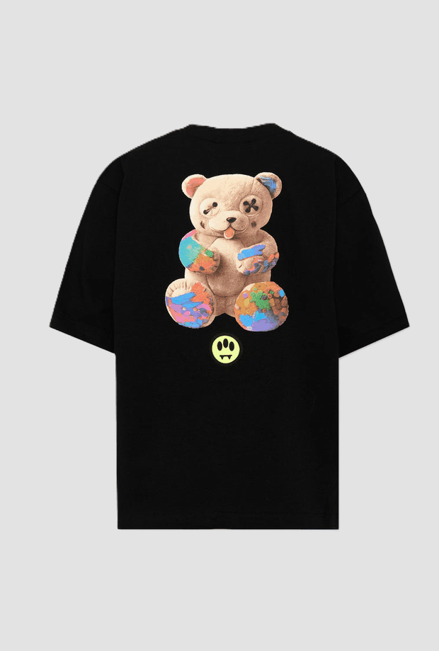 BARROW KIDS t-shirt con stampa posteriore bambino nero - 2
