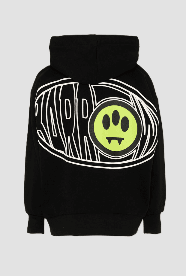 BARROW KIDS felpa con cappuccio e zip bambino nero - 2
