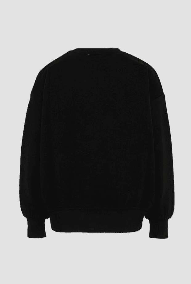 BARROW KIDS felpa girocollo maxiprint bambino nero - 2