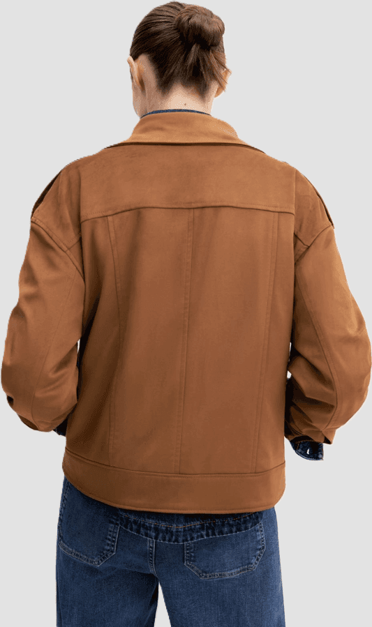 MARELLA giacca biker donna cognac - 4