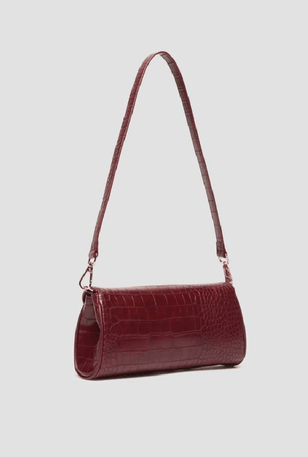 PENNYBLACK borsa effetto coccodrillo donna bordeaux - 2