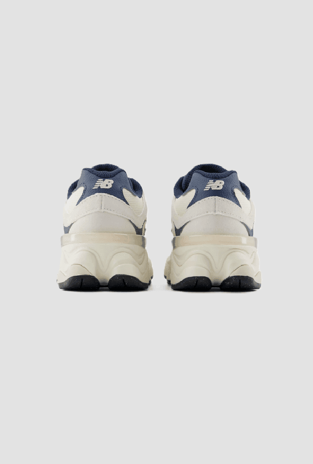 NEW BALANCE KIDS scarpe 9060 da bambino panna-blu - 4