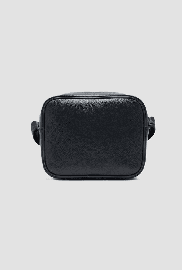 EA7 borsa a tracolla con logo in rilievo da donna nero - 2