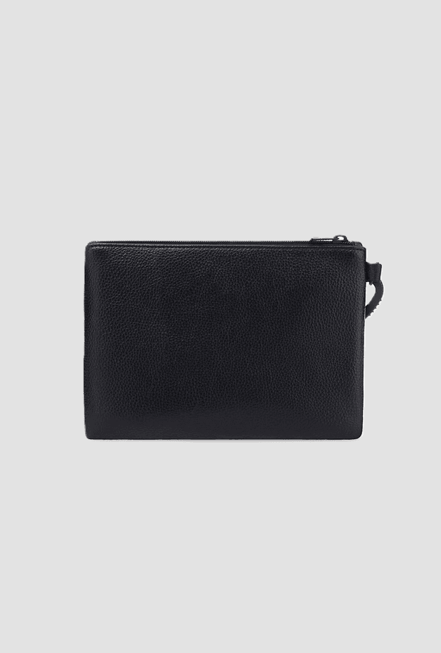 EA7 pochette con logo in rilievo da donna nero - 2