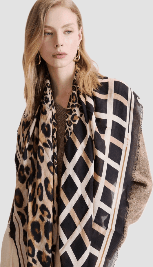 MARELLA scialle con stampa animalier donna - 3
